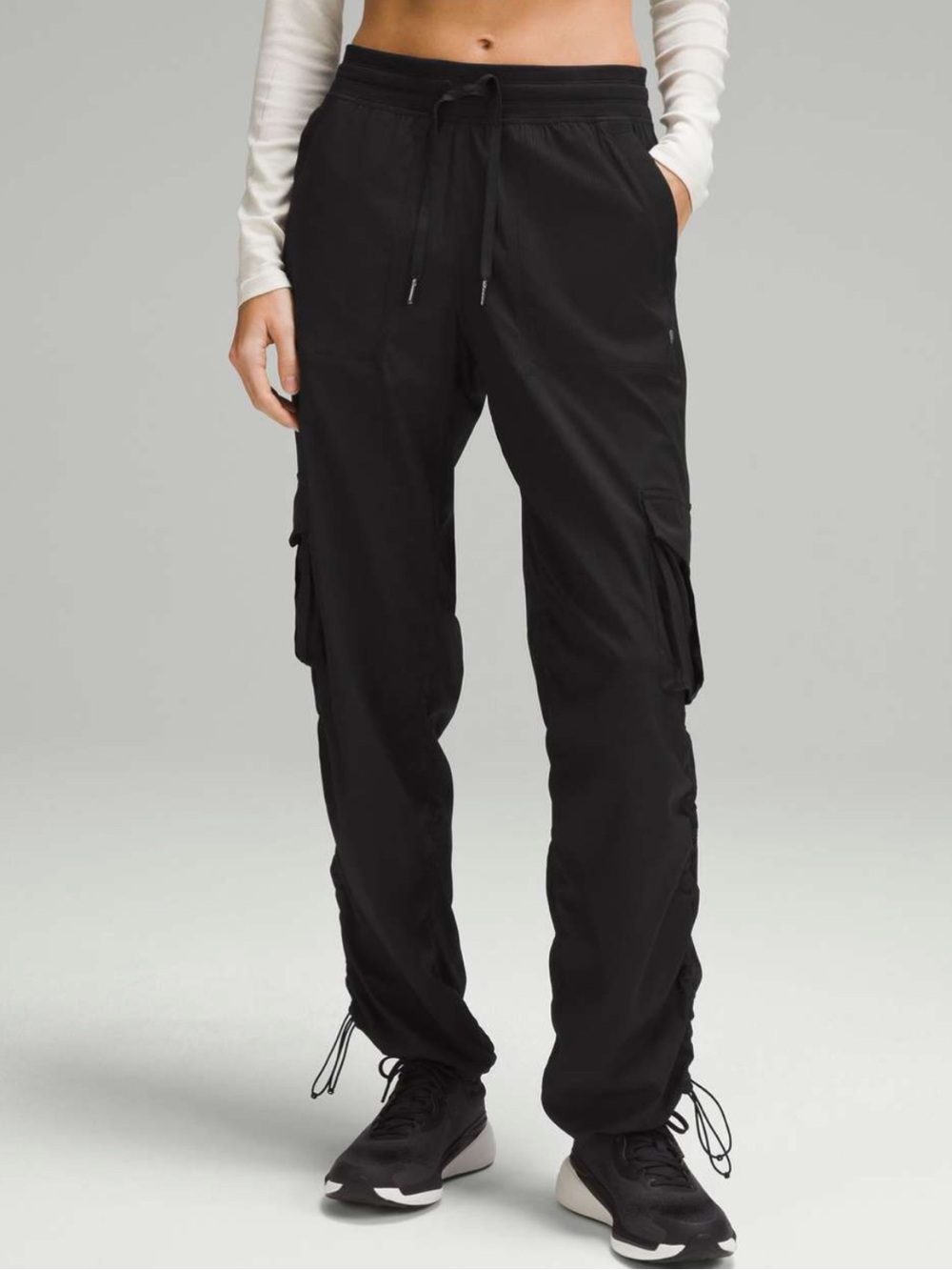 Lululemon Dance Studio Relaxed-Fit
Mid-Rise Black Cargo Pant